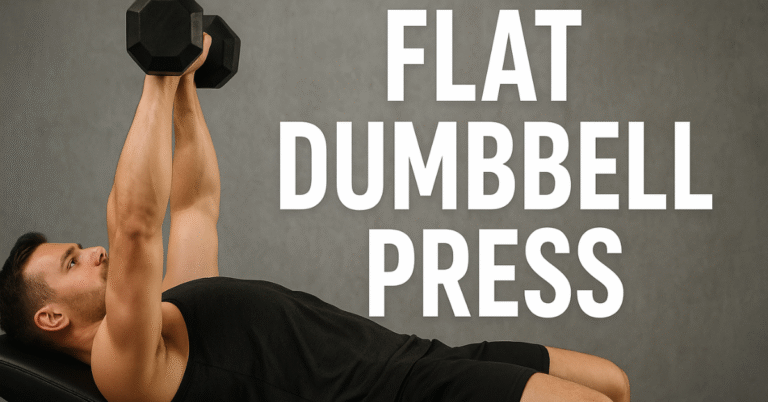 Flat Dumbbell Press: